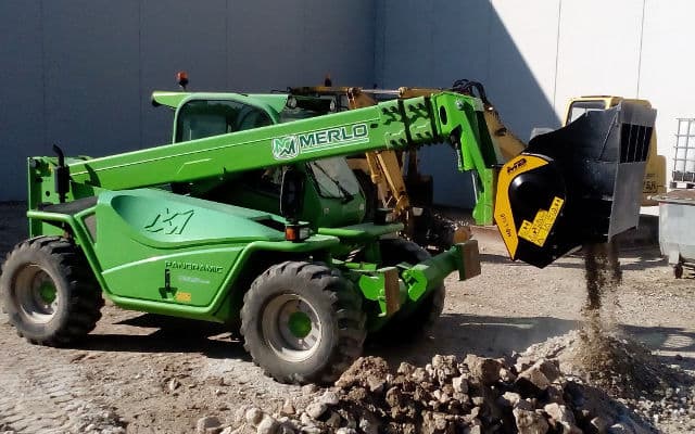 MBクラッシャー MB-L160 バケットクラッシャー アタッチメント Merlo