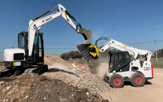 MB-L160 Bobcat S770 Spain Recycling Waste  (L160 recycling)