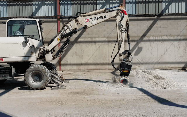 MB-R500 France Terex TW85 concrete (R500 concrete)