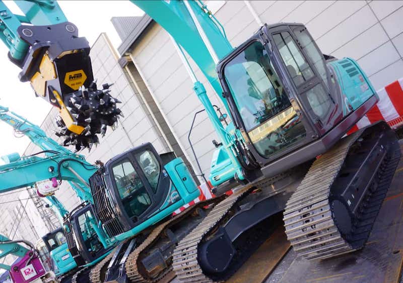 MBジャパン ツインヘッダー MB-R800 コベルコ SK200