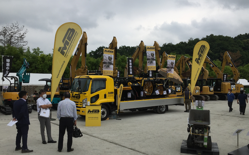 展示会当日の様子①